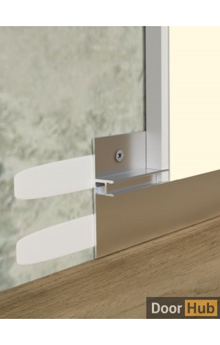 Silver Reversible Skirting 50mm for Developers| DoorHub UAE
